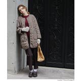 【洗える】リバーシブルファーキルティングミドルコート | coca | 詳細画像8