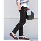 ［Black］ | 【DAILY WARM】裏起毛デニムスキニーパンツ | coca