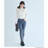 ［Blue］ | 【DAILY WARM】裏起毛デニムスキニーパンツ | coca