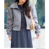 【洗える】カーリーボアブルゾン | coca | 詳細画像14