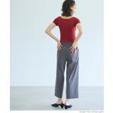 【ストレッチ】クロップド丈スラックス | coca | 詳細画像7 