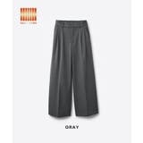 【DAILY WARM】裏起毛ワイドスラックス | coca | 詳細画像4 