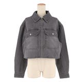 コンパクトに決まる、デニムジップジャケット | coca | 詳細画像3 