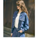 [Blue] | コンパクトに決まる、デニムジップジャケット | coca