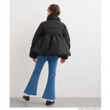 親子お揃いウォッシャブル 中綿スタンドカラーフレアブルゾン | coca | 詳細画像5