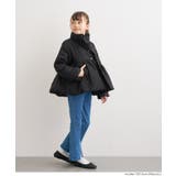 親子お揃いウォッシャブル 中綿スタンドカラーフレアブルゾン | coca | 詳細画像7