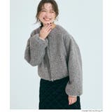 もこもこ感が愛らしい、カーリーボアブルゾン | coca | 詳細画像17 