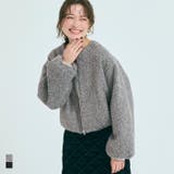 もこもこ感が愛らしい、カーリーボアブルゾン | coca | 詳細画像1 