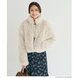 フェイクファーショートジャケット | coca | 詳細画像10 