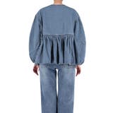 デニムギャザーアウター レディース | coca | 詳細画像6 