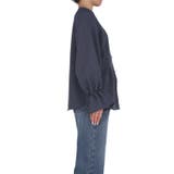 デニムライク金ボタンブラウス レディース | coca | 詳細画像4 