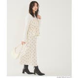 ［Ivory］ | ドットペプラムワンピース | coca