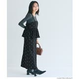 ドットペプラムワンピース | coca | 詳細画像9 