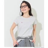 刺繍入り半袖クルーネックトップス | coca | 詳細画像11 