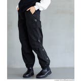 ［Black］ | ハート刺繍ジョガーパンツ キッズ | coca