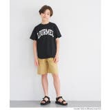 親子お揃いテールカットカレッジビッグTシャツ キッズ | coca | 詳細画像2