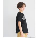 親子お揃いテールカットカレッジビッグTシャツ キッズ | coca | 詳細画像3