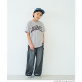 親子お揃いテールカットカレッジビッグTシャツ キッズ | coca | 詳細画像6