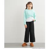 裏微起毛サイドラインリボンパンツ | coca | 詳細画像8 