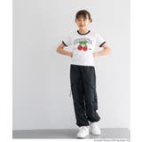 キャッチーで可愛いさくらんぼリンガーTシャツ | coca | 詳細画像2 