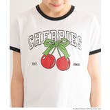 キャッチーで可愛いさくらんぼリンガーTシャツ | coca | 詳細画像6 
