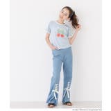 キャッチーで可愛いさくらんぼリンガーTシャツ | coca | 詳細画像10 