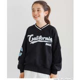 [Black] | ワッペンスウェットトップス | coca