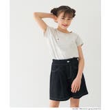 親子お揃い刺繍半袖クルーネックトップス | coca | 詳細画像5 