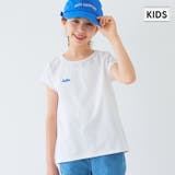 親子お揃い刺繍半袖クルーネックトップス | coca | 詳細画像1 