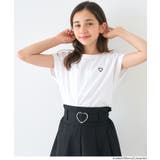 キッズ 親子お揃いフレンチスリーブ刺繍Tシャツ | coca | 詳細画像13 