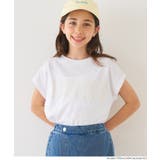 親子お揃いフレンチスリーブ刺繍Tシャツ | coca | 詳細画像5