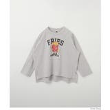 イラストプリント長袖Tシャツ | coca | 詳細画像16 