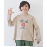 イラストプリント長袖Tシャツ | coca | 詳細画像5 