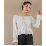 ［White］ | 【2WAY】オフショルダーブラウス | coca