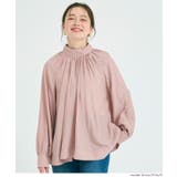 ［Pink］ | バックリボンサテンブラウス レディース | coca