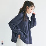 バックリボンサテンブラウス レディース | coca | 詳細画像1 