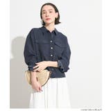 デニムライクシャツ レディース | coca | 詳細画像13 