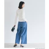 テレコリブUネックTシャツ | coca | 詳細画像10 