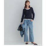 テレコリブUネックTシャツ | coca | 詳細画像16 