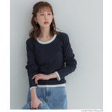 テレコリブUネックTシャツ | coca | 詳細画像19 