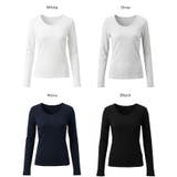 テレコリブUネックTシャツ | coca | 詳細画像26 