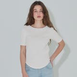 リブラグラン半袖Tシャツ | coca | 詳細画像1 