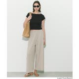 リブワイドネックTシャツ | coca | 詳細画像13 