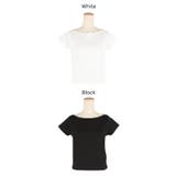 リブワイドネックTシャツ | coca | 詳細画像18 