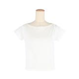 リブワイドネックTシャツ | coca | 詳細画像2 