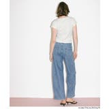 リブワイドネックTシャツ | coca | 詳細画像6 