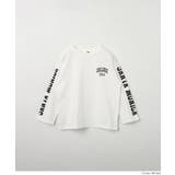 袖プリント長袖Tシャツ | coca | 詳細画像13 