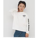 袖プリント長袖Tシャツ | coca | 詳細画像3 