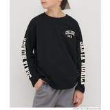 袖プリント長袖Tシャツ | coca | 詳細画像10 