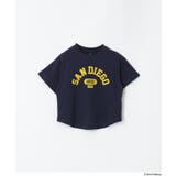 ラウンドテールカットプリント半袖Tシャツ | coca | 詳細画像15
